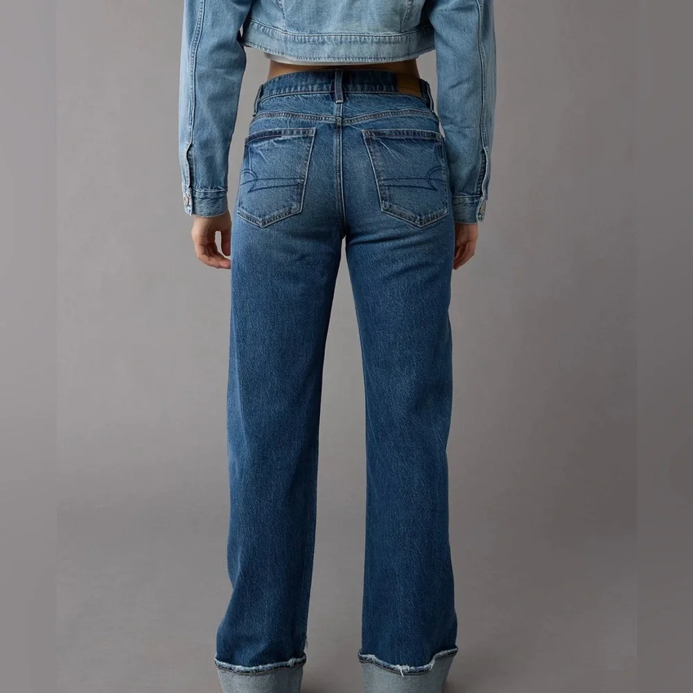 American‎ Eagle Stretch High-Waisted Stovepipe Cuffed Jean